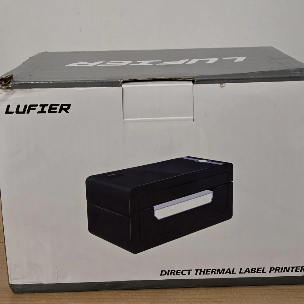 New LUFIER Black Direct Thermal Label Printer